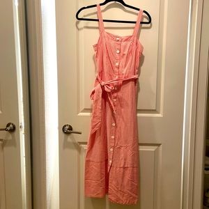 Michael Stars - Pink/White Midi Dress